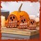 3 Pcs Mexican Ghost Table Decoration Halloween Ghost Wooden Sign Tabletop Centerpieces Cute Boo Tiered Tray Decorations